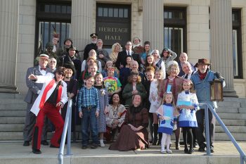 Volunteers from the Marion County Historical Society