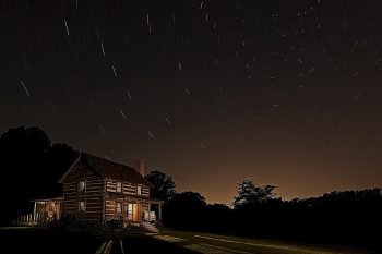 Chapel Hill House under the stars