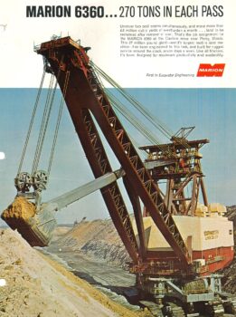 Old ad featuring a photo of the machine.