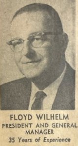 A black and white photo in an ad.